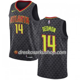 Muški NBA Dres Atlanta Hawks Dewayne Dedmon 14 Nike 2017-18 Crna Swingman
